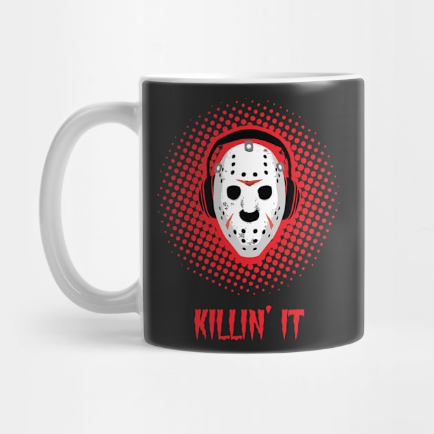 Halloween Killin It DJ Tee by atomguy